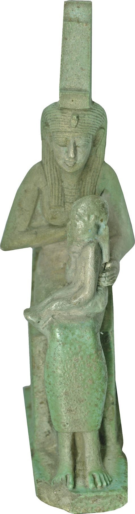 Egyptian image of Isis nursing Harpocrates